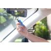 imageRESQME Accessory Pack The Original Emergency Keychain Car Escape Tool 2in1 Seatbelt Cutter and Window Breaker Made in USA With Visor Clip Lanyard Keyring and Cable Tie  Blue