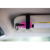 imageRESQME Accessory Pack The Original Emergency Keychain Car Escape Tool 2in1 Seatbelt Cutter and Window Breaker Made in USA With Visor Clip Lanyard Keyring and Cable Tie  Pink