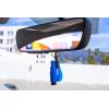 imageResqme Accessory Pack The Original Emergency Keychain Car Escape Tool 2in1 Seatbelt Cutter and Window Breaker Made in USA With Visor Clip Lanyard Keyring and Cable Tie  Blue Orange Yellow