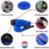 imageresqme Accessory Pack The Original Emergency Keychain Car Escape Tool 2in1 Seatbelt Cutter and Window Breaker Made in USA With Visor Clip Lanyard Keyring and Cable Tie  Yellow