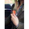 imageresqme The Original Emergency Keychain Car Escape Tool 2in1 Seatbelt Cutter and Window Breaker Made in USA Yellow  Compact Emergency HammerOrange