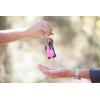 imageresqme The Original Emergency Keychain Car Escape Tool 2in1 Seatbelt Cutter and Window Breaker Made in USA Yellow  Compact Emergency HammerPink