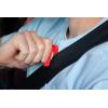 imageresqme The Original Emergency Keychain Car Escape Tool 2in1 Seatbelt Cutter and Window Breaker Made in USA Yellow  Compact Emergency HammerRed Single