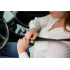 imageresqme The Original Emergency Keychain Car Escape Tool 2in1 Seatbelt Cutter and Window Breaker Made in USA Yellow  Compact Emergency HammerSand